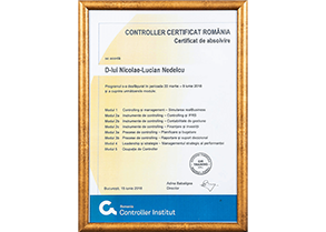 Controller Certificat Romania - Certificat de absolvire